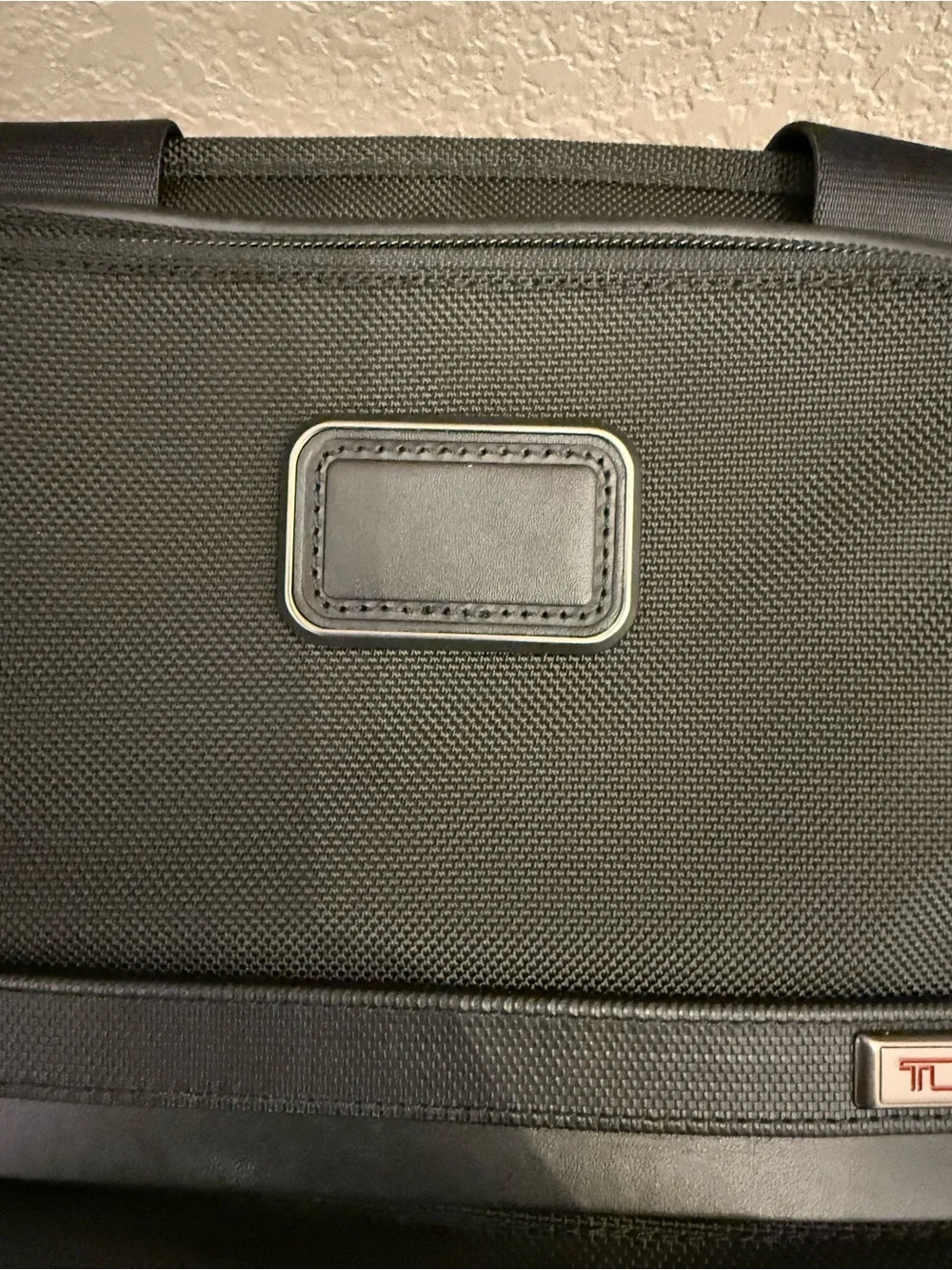 Tumi Black Vertical Laptop Messenger Bag
